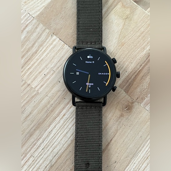 Skagen Falster Gen 2 Smartwatch Wear OS by Google Green Canvas Strap 3ATM - Picture 4 of 11
